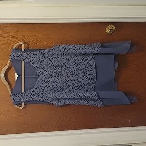 UMGEE USA Blue and Brown animal print tank top XL